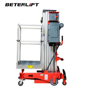 Elevador Eléctrico de Mástil Único de Aluminio <span class=keywords><strong>para</strong></span> Mantenimiento de Instalaciones, <span class=keywords><strong>Alquiler</strong></span> <span class=keywords><strong>para</strong></span> Contratistas de Construcción, Mástil Vertical - Product Image 2