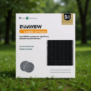 Sunwe 600W Monocrystalline <b>Solar</b> <b>Panel</b>-High Efficiency <b>500W</b>-600W Polycrystalline Silicon OEM Option - Product Image 3