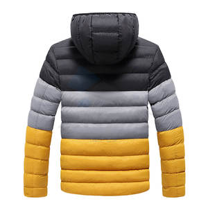 Insulation Custom <b>Long</b> Length Quilted Puffer Jacket <b>Men</b> Premium Winter Outerwear <b>Coat</b> with Plain Front & <b>Padded</b> Warmth - Product Image 3