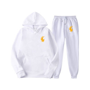 Ensemble de survêtement d'automne pour homme Pantalon de survêtement à capuche respirant de grande taille Costume décontracté deux pièces extensible dans les quatre sens - Product Image 2