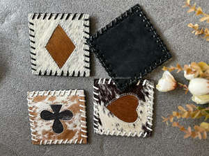 Vrais cheveux faits à la main sur cacher fourrure cuir thé caboteur café thé tasse tapis vaisselle maison accessoires boisson et Barware fourrure sous-verres - Product Image 4