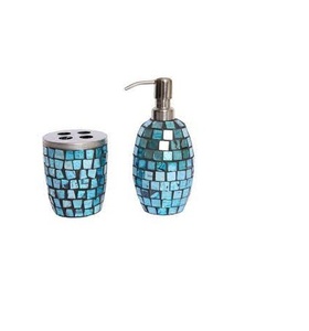 Distributeur de savon avec incrustation d'os Taille et conception personnalisées Distributeur de savon de salle de bain avec incrustation d'os - Product Image 6