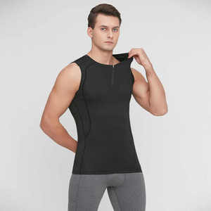 Camisetas sin mangas para gimnasio para hombre, chaleco deportivo tejido de algodón 100% transpirable de alta calidad, estampado de logotipo personalizado, estilo informal de entrenamiento - Product Image 2