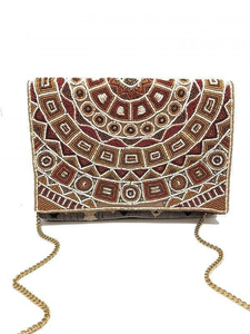 Sac à main pochette brodé de perles personnalisable au design optimal pour femmes et jeunes filles - Usage quotidien tendance - Product Image 4