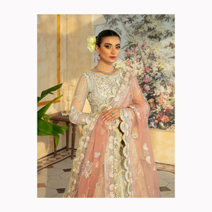 Tissu en mousseline de soie fantaisie Salwar Kameez décontracté Shalwar Kameez indien pakistanais fête porter des robes de mariée pour les femmes - Product Image 2