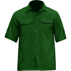 Men's Regular Fit <b>Long</b> <b>Sleeve</b> Solid <b>Dress</b> <b>Shirt</b> for Casual Outdoor Business Quick Dry Short <b>Sleeve</b> Breathable and Comfortable - Product Image 3