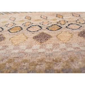 พรมไหมถักมือสีเบจน้ำตาลลายเรขาคณิตสำหรับห้องนั่งเล่น พรมรูปสี่เหลี่ยมผืนผ้าสำหรับทางเดินสำหรับวัยรุ่น-LPS-01 Jaipur Rugs - Product Image 3