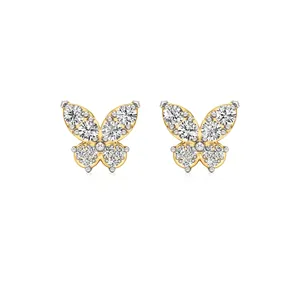 Pendientes de mariposa con corte marquesa Alora - Product Image 1