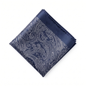 Pañuelo de bolsillo de seda con estampado digital para hombre |   Accesorio Clásico para Traje Formal, Fabricante OEM ODM, Venta al Por Mayor, Colores Personalizados, MOQ Bajo - Product Image 1