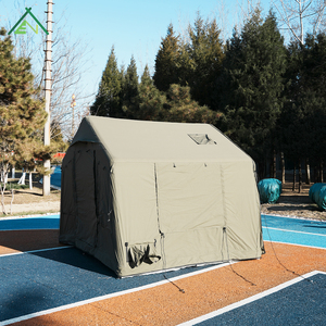 Tente de <span class=keywords><strong>camping</strong></span> gonflable 8+8 en coton, grande, imperméable, quatre saisons, avec chambre et salon, résistante aux UV, robuste, en promotion - Product Image 5