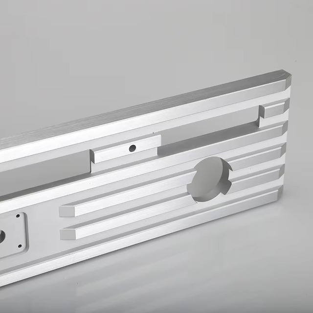 OEM Custom Made Anodized Aluminum Alloy Plate Processing Faceplate Front Panels Audio Accessories CNC Machining Services Hi-Fi