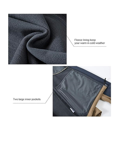 Veste softshell légère pour homme, doublée en polaire, imperméable, à capuche, pour la randonnée, l'hiver - Product Image 4