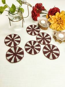 Posavasos de nogal Juegos de posavasos de madera de nogal-Calidad superior - Product Image 3