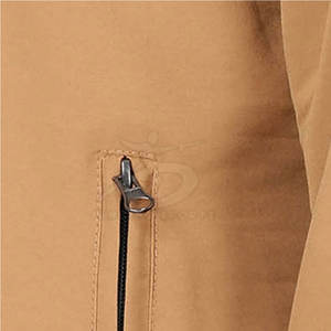 2025 vêtements de sport personnalisables pour hommes veste d'hiver col montant avant Logo décontracté sport Bomber veste à la mode - Product Image 4