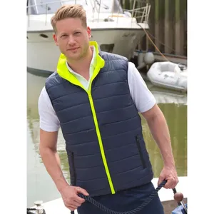 Chaleco de Seguridad Reversible Personalizado con Acolchado Suave y Adhesivos Reflectantes y Luces para Uso Promocional - Product Image 3