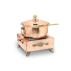 Réchaud commercial de luxe en acier inoxydable avec couvercle en verre 4L/8L équipement de restauration et de banquet alimenté au gaz - Product Image 5