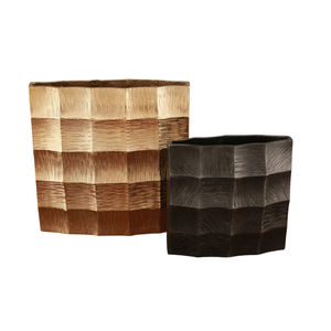 Jarrón de Metal de Diseño Elegante y Moderno, Hecho a Mano, Diseño de Tendencia, Decoración, Exportador Mayorista, Jarrón de Metal para Ocasiones Especiales - Product Image 1