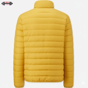 2025 Trending Custom Goose Jacket Autumn Winter Puffer Jacket Canvas <b>Stand</b> Collar Directly Supplied Pakistan - Product Image 2