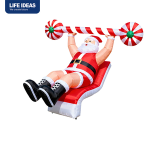 Inflable Navideño de Santa Claus de 3 Metros Personalizado, Muñeco de Nieve Iluminado, Decoración Festiva Inflable de Navidad - Product Image 6