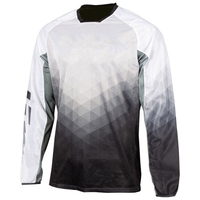 Maillot de motocross personnalisé, imperméable, imprimé, respirant, unisexe, vêtements de course moto, manches courtes, séchage rapide, adulte, professionnel