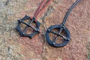 Collares con colgante de hacha hechos a mano más populares antiguos, colgante de Metal SCI para collares, accesorios de joyería de moda, conjuntos de joyería - Product Image 4