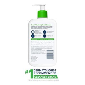 Limpiador facial hidratante CeraVe, limpiador facial humectante para piel seca 16 oz / 473 ml - Product Image 5