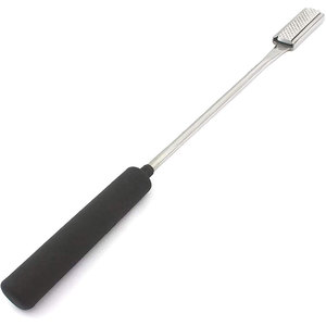 Flotteur dentaire haut de gamme RASP droit petit vétérinaire noir poignée équine cheval outil dentaire pour les soins bucco-dentaires, l'élimination du tartre et des dents - Product Image 1