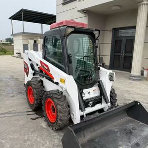 Chargeuse compacte sur pneus d'occasion S185 avec godet frontal pour travaux agricoles et de construction - Product Image 4
