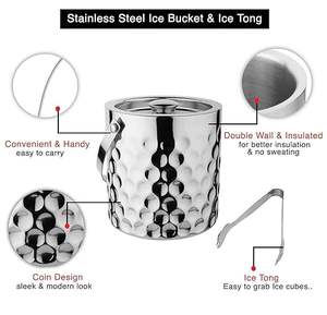 Large Capacity Galvanized Metal <b>Ice</b> <b>Bucket</b> Durable <b>Drink</b> Cooler Perfect for Weddings and Gatherings for Sale from India - Product Image 4