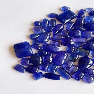 Cabujón de piedras preciosas de tanzanita de calidad AAA excelente brillo azul Natural calentado varias formas para la fabricación de joyas certificado IGI - Product Image 5