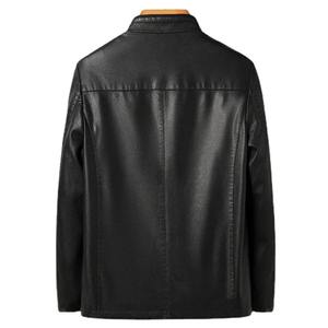 Chaqueta de cuero de vaca auténtica para hombre 100%, nuevo estilo para piel de cocodrilo, estilo Vintage, chaqueta de lona de temporada de otoño - Product Image 5