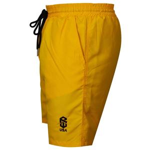 Pantalones cortos de ejercicio para correr, gimnasio, ajuste informal para hombre, logotipo personalizado, pantalones cortos de baño para levantamiento de pesas, patrón ecológico - Product Image 5