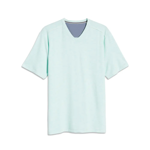 Ropa deportiva transpirable de corte Regular, Camiseta deportiva en blanco de verano para hombre, última moda, camiseta de Color sólido para hombre - Product Image 5