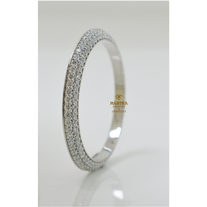 แฟชั่นสุดหรู41mm VVS Moissanite นาฬิกาสแตนเลสสตีลเพชรขอบหน้าปัดออกเย็นวง - Product Image 4