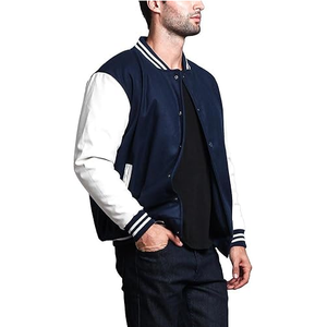 Chaquetas universitarias de hombre de alta calidad de fabricante OEM chaqueta de invierno con letras de béisbol personalizada con soporte bordado nuevo diseño - Product Image 4