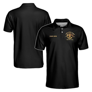 Polo Personalizado Rite of Scottish 32 Wings Down Freemason para Hombre, Camisa Polo de Manga Corta Hecha a Medida de Alta Calidad para Hombre - Product Image 1