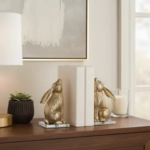 Elegante Figura Religiosa de Animal Chapada en Oro, Decoración Contemporánea para el Hogar, Escultura Hecha a Mano, Arte Coleccionable Moderno y Pulido - Product Image 3