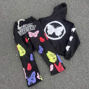 Survêtement imprimé pour homme, tendance, prix compétitif, style streetwear, poids lourd, design personnalisé, survêtement empilé pour homme - Product Image 5