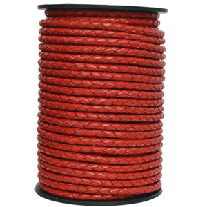 Wholesale Round Genuine Real <b>Leather</b> <b>Cord</b> 3mm 4mm 5mm 6mm Braided Bolo <b>Cord</b> Genuine <b>Leather</b> fancycordsindia - Product Image 1