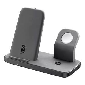 Cargador Inalámbrico TRIO 20W 3 en 1 para iPhone, Cable de Carga Multifunción Negro - Product Image 1