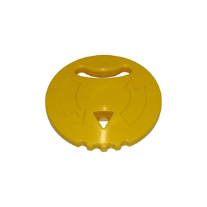 จานร่อนคุณภาพสูง สีสันสดใส ผลิตจากพีวีซี น้ำหนัก 400 กรัม สำหรับการขว้างจานร่อน ขว้างลูกเหล็ก และขว้างค้อน - Product Image 1