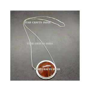 สร้อยคอจี้เรซินพร้อมต่างหูเครื่องประดับคอหนังสำหรับงานแต่งงานคริสต์มาสอินเทรนด์ - Product Image 6