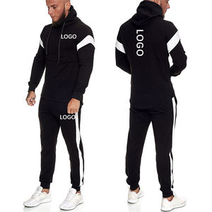 Ensemble de sweat à capuche de haute qualité Streetwear poids lourd éponge français brodé fermeture éclair survêtement pantalon de survêtement et ensemble de sweat à capuche - Product Image 6