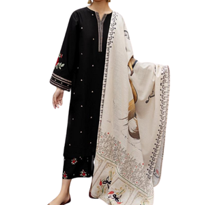 ESTILO ÉTNICO PAKISTANI ROPA INDIANA NUEVO DISEÑO NUEVA MODA MUJERES LLEVAN VESTIDOS INFORMALES TRANSPIRABLES DE INVIERNO SHALWAR KAMEEZ VESTIDO - Product Image 1