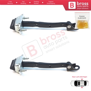 BDP1734-1 2 pièces Sangle de freinage et de limitation pour charnière de porte arrière pour Captur II MK2 HF 2020-2024 824307801R - Product Image 2