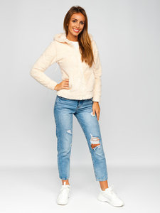 Sudadera con Capucha para Mujer, Estilo Casual, Color Sólido, Diseño Moderno, Corte Regular, Estilo Urbano, Tendencia 2024 en Europa y Estados Unidos - Product Image 6