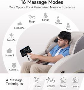 High End Intelligent Massage <b>Chair</b> SL Guide Rail Office and Household Electric Sofa <b>Chair</b> Multi Functional Kneading Massage - Product Image 4