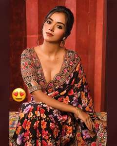 Elegent Designer Ethnic Wear Broderie Imprimé GEORGETTE Sari Dernière Exclusivité Bridal Saree Look Party Wear Indian Boutique - Product Image 2