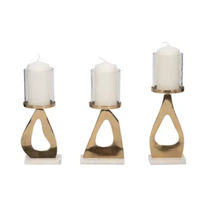 Support de bougie décoratif suspendu en fer, fait main, carré, pour événements extérieurs, éclairage, décoration intérieure, Noël - Product Image 2