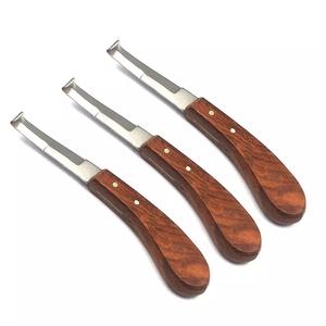 มีดตัดกีบม้าแบบมืออาชีพ ใบมีดสองด้าน สแตนเลสสีเงิน ใบมีดแคบ อุปกรณ์สำหรับม้า ได้รับการรับรองมาตรฐาน CE สำหรับการผ่าตัด - Product Image 5